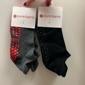 Brand New Pure Barre Grip Socks - Pack of 2, medium